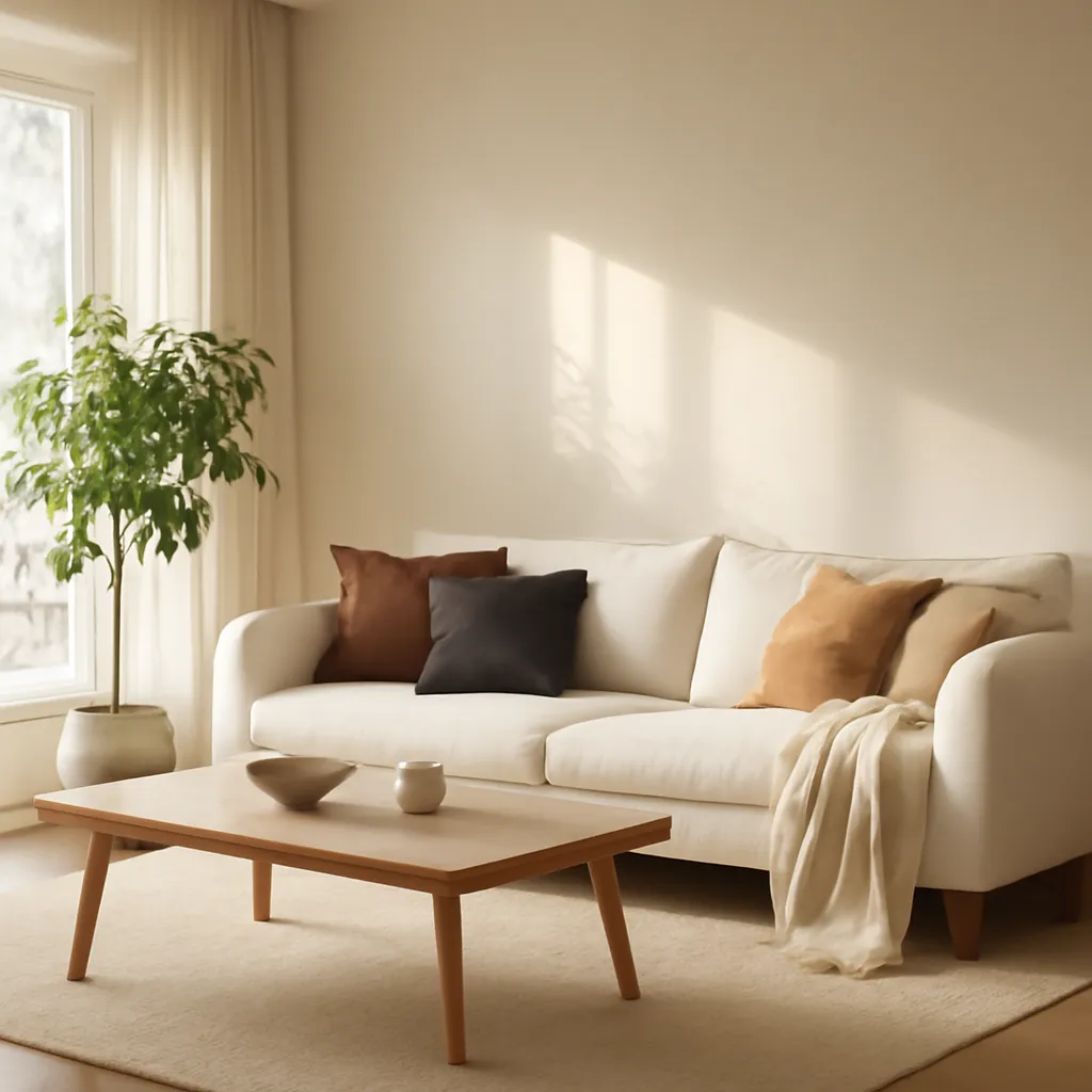 Image pour Canapé blanc salon