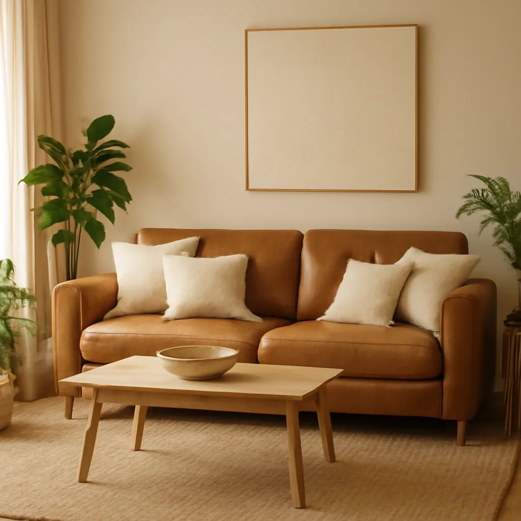 Image pour Canapé marron salon