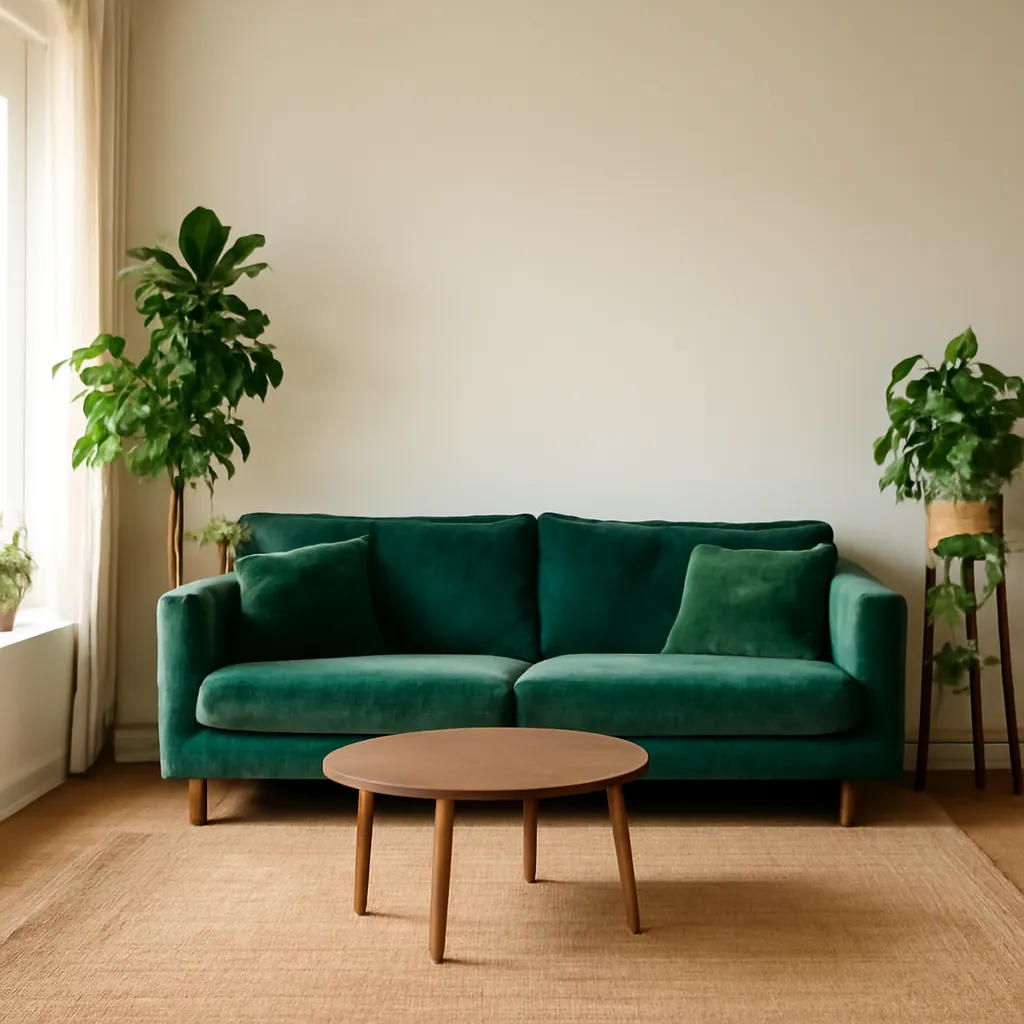 Image pour Canapé vert salon