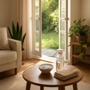 Nettoyage pour chasser le mauvais esprit