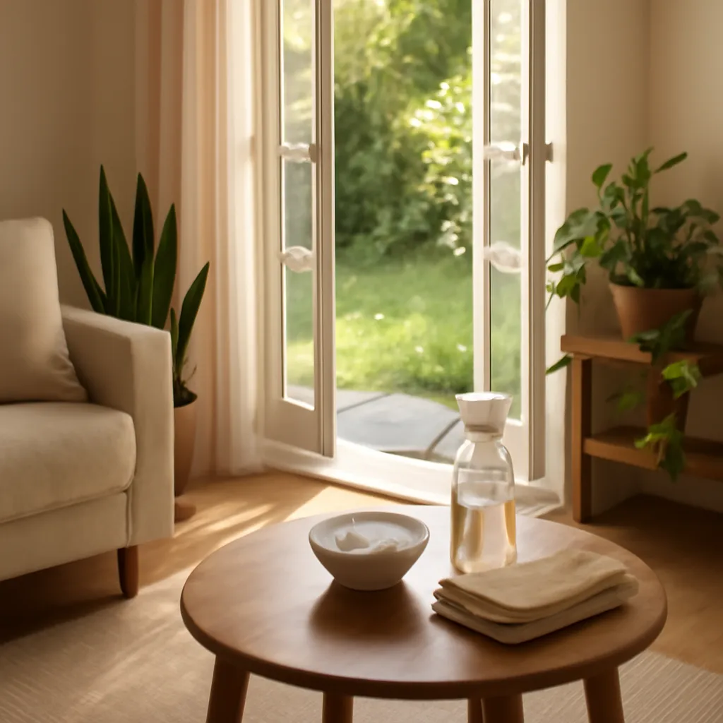 Nettoyage pour chasser le mauvais esprit