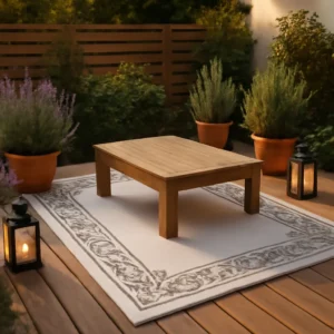 Tapis salon de jardin extérieur : guide pratique