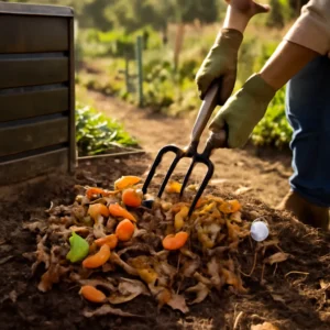 Image pour Jeter des restes de fruit dans le potager